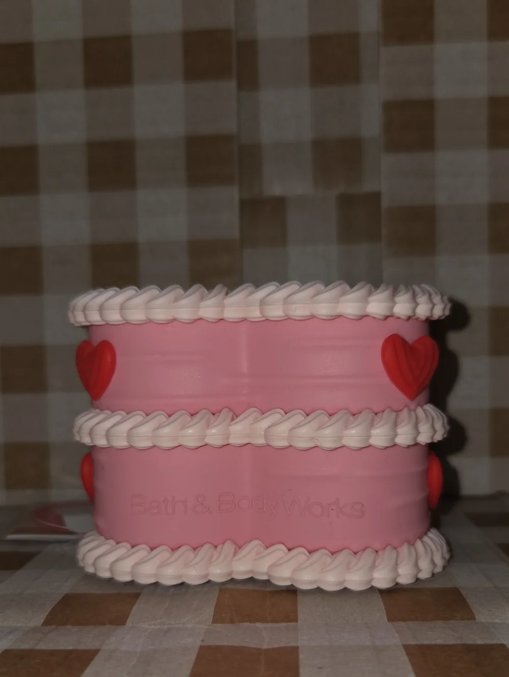 Bath & Body Works Song Bird Heart Shaped Cake Singing Soap Holder NWT